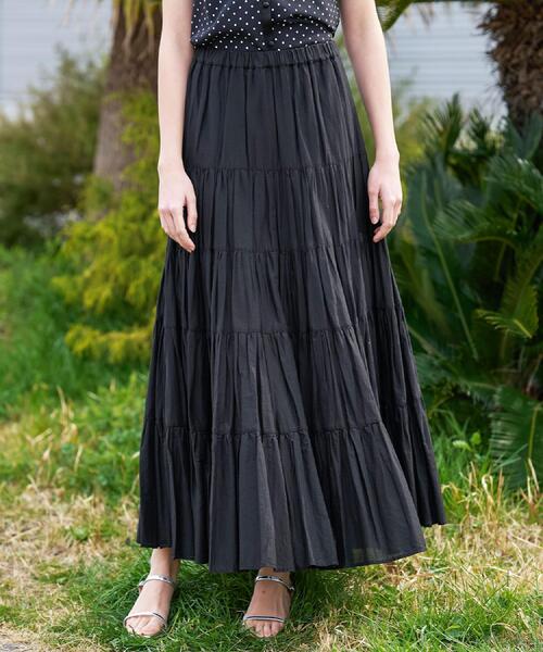 「DRESSTERIOR」 ロングスカート 34 ブラウン系その他 レディース_画像6