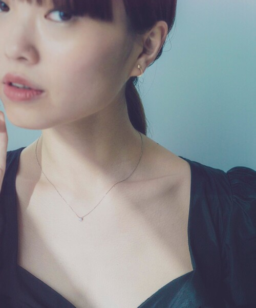 ete（エテ） ネックレス PT900/850 ダイヤモンド 0.1ct ネックレス