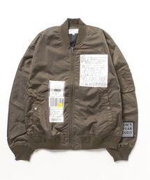 MA-1袖ポケット　薄手Ⅴネックフライトジャケット UNPACKING】MA-1袖ポケット 薄手Ⅴネックフライトジャケット