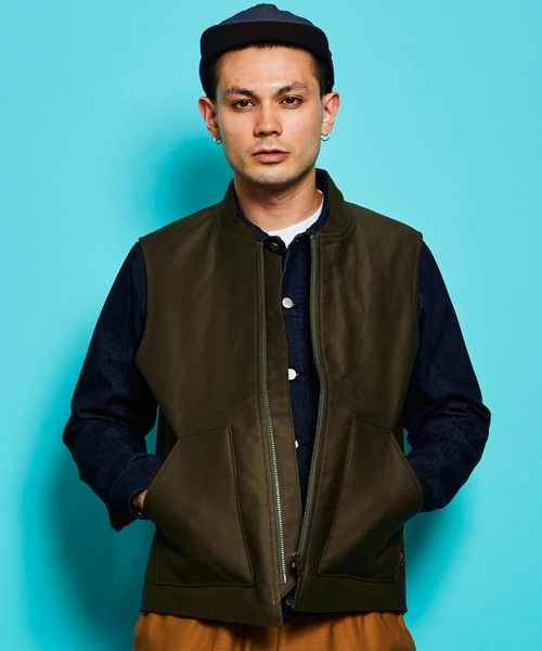 ダウンベスト ダウン Heavy Army Cloth Work Vest ヘビーアーミークロス ワークベスト13,750円