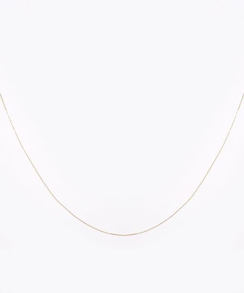 ネックレス basic” K10 ベーシックチェーン 80cm ネックレス レディースの画像