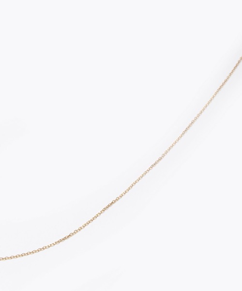 ネックレス basic” K10 ベーシックチェーン 80cm ネックレス レディースの画像