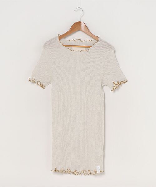 tシャツ 「V::ROOM 」ブイ ルーム/Gauze Rib Tube SS Crew レディース メンズ