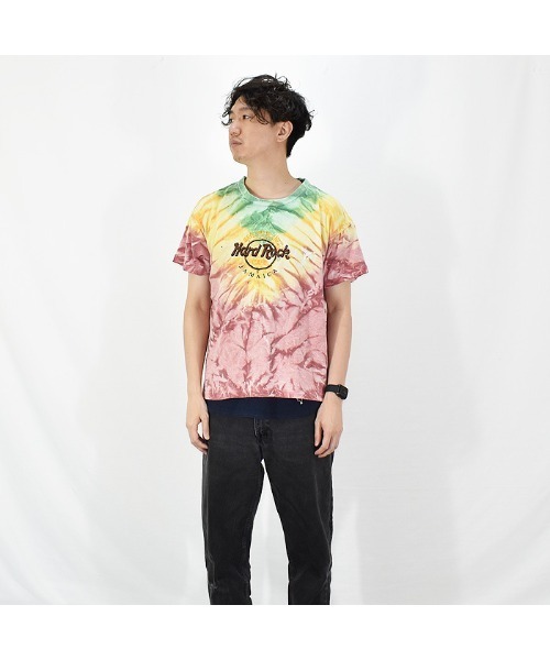 【がございま】 tシャツ Tシャツ Hard Rock CAFE/ハードロックカフェ ロゴ刺繍 タイダイTシャツ ZOZOTOWN PayPayモール店 - 通販 - PayPayモール ハードロッ