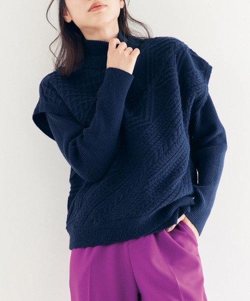 ニット セーター Rayard Knit レディース RANAN ニット セーター レイヤードニット レディース : ZOZOTOWN