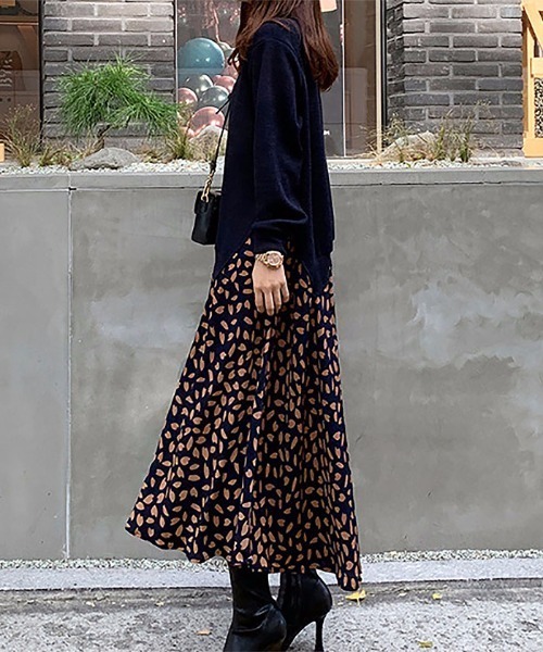 ワンピース レイヤード風 異素材ドッキングワンピース : ZOZOTOWN