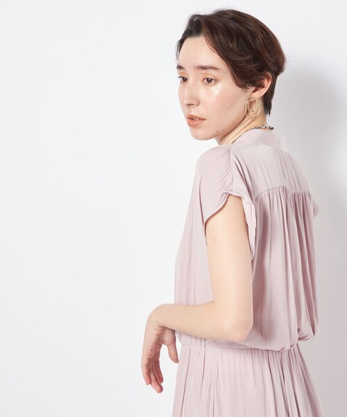 新品　ノーリーズ　ECO割繊　パール釦ワンピース NOLLEY'S（ノーリーズ）の「◇【WEB限定】ECO割繊パール釦