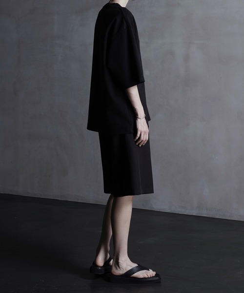 スラックス 「CALLNE」2Tuck Wide Straight Half Slacks/2タックワイド ストレートハーフスラックス メンズ レディ | CALLNE | 11