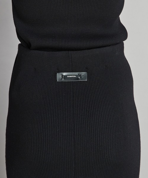 ESSENTIAL（DOUBLE STANDARD CLOTHING） スカート リブニット