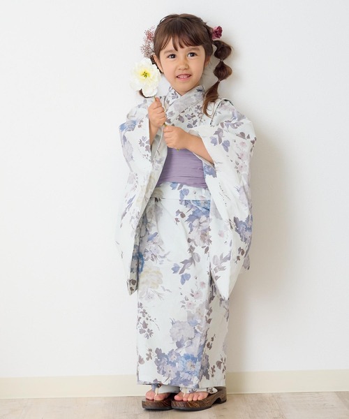 SweetMommy（スウィートマミー） 浴衣とお揃い！ 子供 浴衣 桐下駄