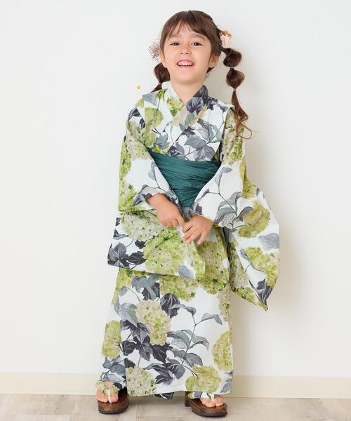 SweetMommy（スウィートマミー） 浴衣とお揃い！ 子供 浴衣 桐下駄