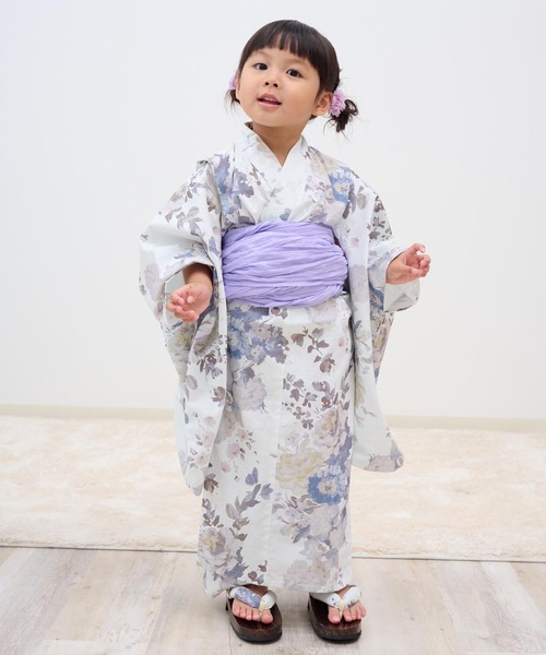 SweetMommy（スウィートマミー） 浴衣とお揃い！ 子供 浴衣 桐下駄