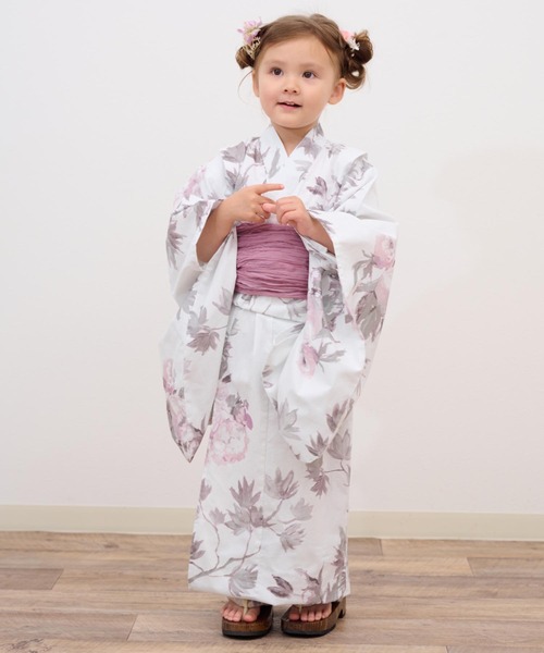 SweetMommy（スウィートマミー） 浴衣とお揃い！ 子供 浴衣 桐下駄