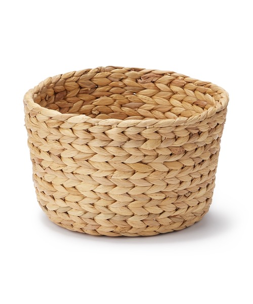 無印良品（MUJI） 収納 ウォーターヒヤシンス ラウンド バスケット 浅