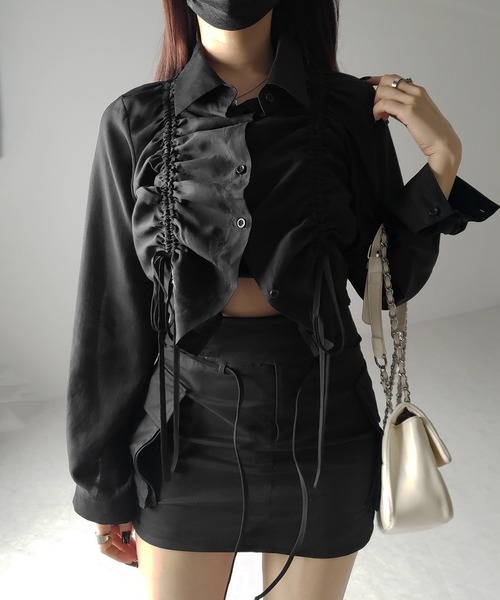 me+em select（ミームセレクト） ブラウス シャツ 「 3color 」ダブル