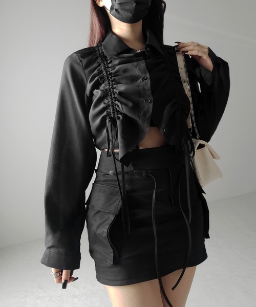 me+em select（ミームセレクト） ブラウス シャツ 「 3color 」ダブル