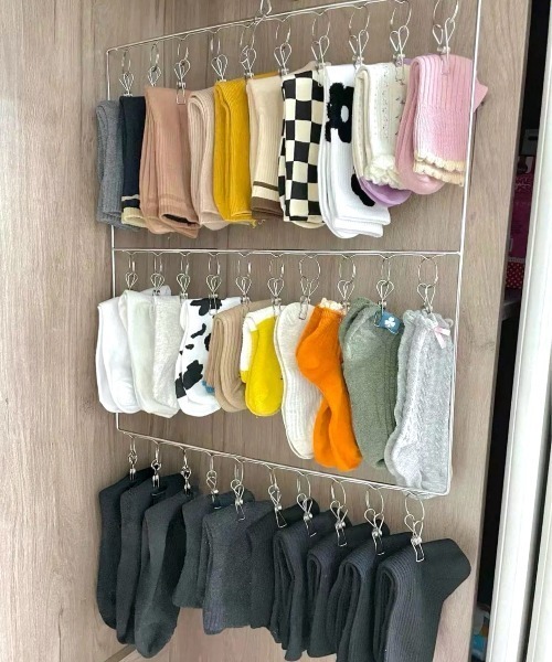 収納 三段ステンレスピンチハンガー : ZOZOTOWN Yahoo!店 - 通販