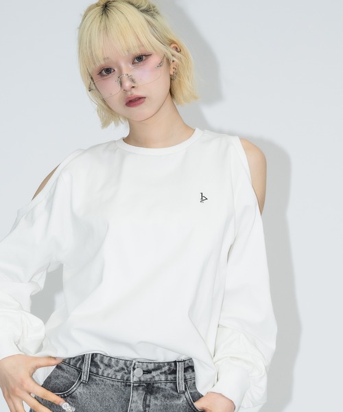 17HR（セブンティーンアワーズ） tシャツ オープンショルダースリーブ