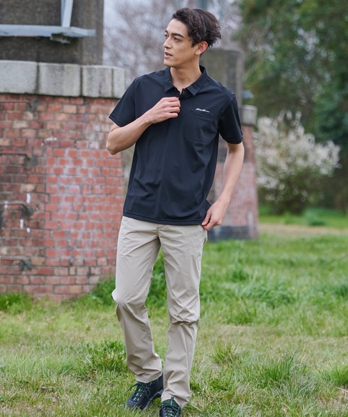 PGのポロシャツです。 カラー ネイビー　 サイズ4(M) Eddie Bauer ポロシャツ アドベンチャー 半袖 ポロ メンズ