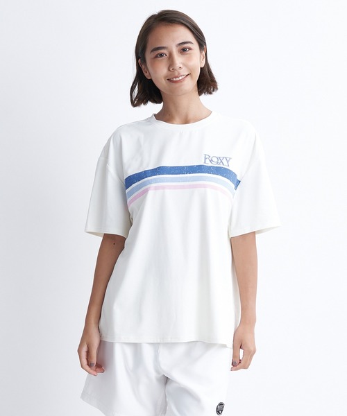 ROXY ロキシー ホールハーテッド 半袖 ロゴ ラッシュガード ROXY ラッシュガード RETRO 90'S RASH/ロキシー半袖ラッシュ