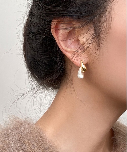 LA VORAGINE（ラ ヴォラジネ） ピアス アレルギー対応バイカラーピアス