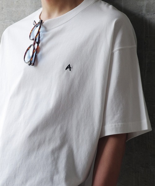 Hermesエルメス　コットンTシャツ　刺繍ロゴ　ティーシャツ　エンブロイダリー Hermesエルメス コットンTシャツ 刺繍ロゴ ティーシャツ エン