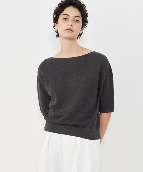GALERIE VIE(ギャルリーヴィー) Boat neck knit GALERIE VIE（ギャルリー ヴィー） ニット セーター ドライカノコ