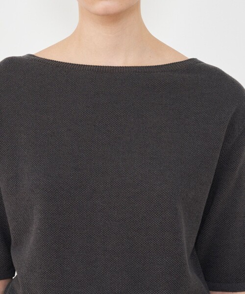 GALERIE VIE(ギャルリーヴィー) Boat neck knit GALERIE VIE｜ギャルリー ヴィーのニット/セーター（ボートネック