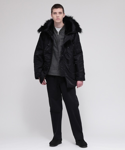AVIREX ナイロンジャケット 「VINTAGE LINE」N-3B BLACK