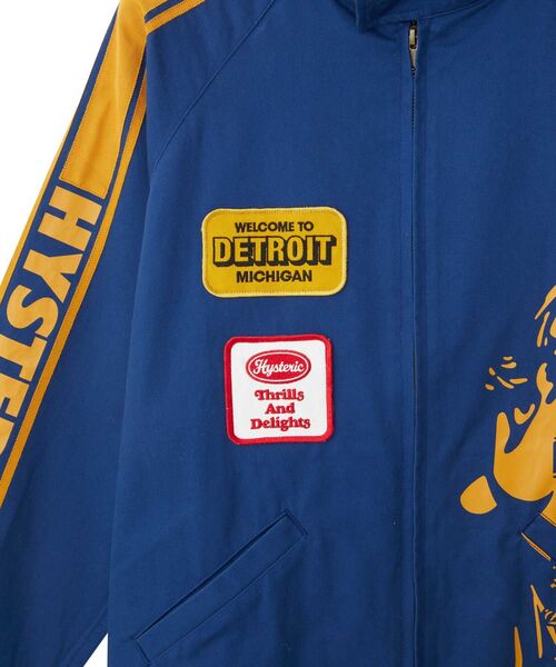 HYSTERIC GLAMOUR ブルゾン アウター DETROIT ROCK レーシング