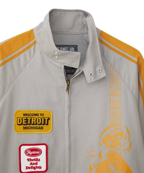 Hysteric Glamour ジャケット デトロイト HYSTERIC GLAMOUR ブルゾン アウター DETROIT ROCK レーシング