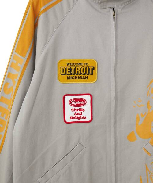 HYSTERIC GLAMOUR ブルゾン アウター DETROIT ROCK レーシング