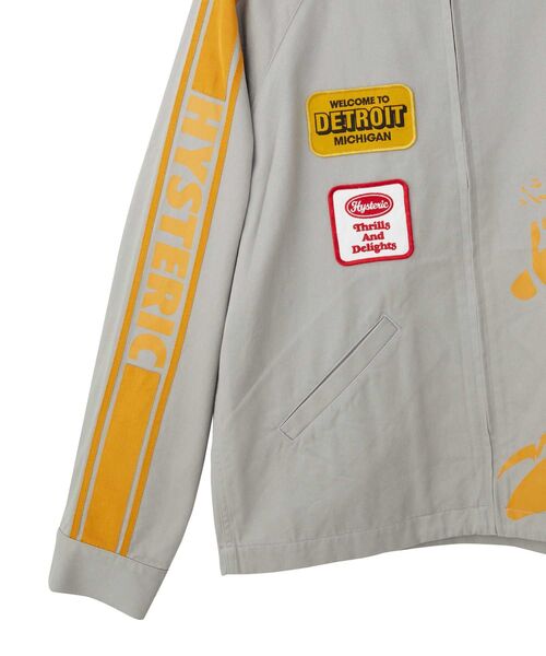 HYSTERIC GLAMOUR ブルゾン アウター DETROIT ROCK レーシング