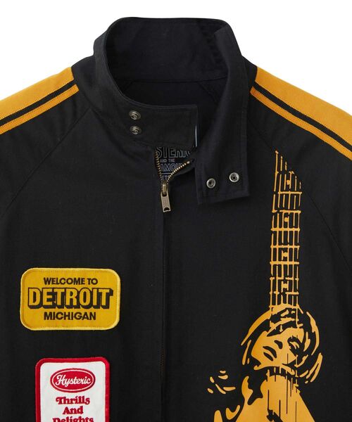 Hysteric Glamour ジャケット デトロイト HYSTERIC GLAMOUR ブルゾン アウター DETROIT ROCK レーシング