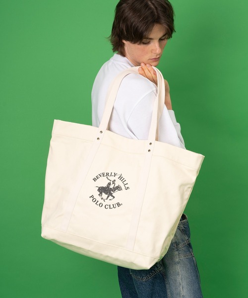 ビバリーヒルズポロクラブキャンバストートバッグ BEVERLY HILLS POLO CLUB トートバッグ ビバリーヒルズ
