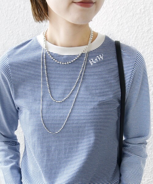 SHIPS（シップス） tシャツ 「WEB限定」「洗濯機可能」刺繍 デザイン