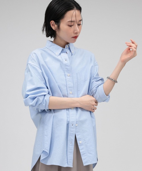 BABYLONE（バビロン） ブラウス シャツ オックスボタンダウンシャツ