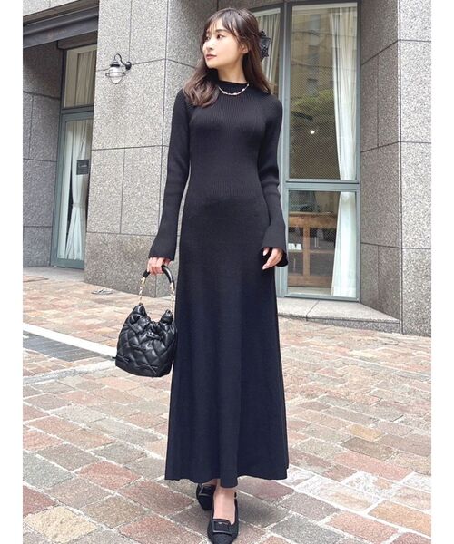 RESEXXY（リゼクシー） ワンピース ラグランスリーブニットワンピース
