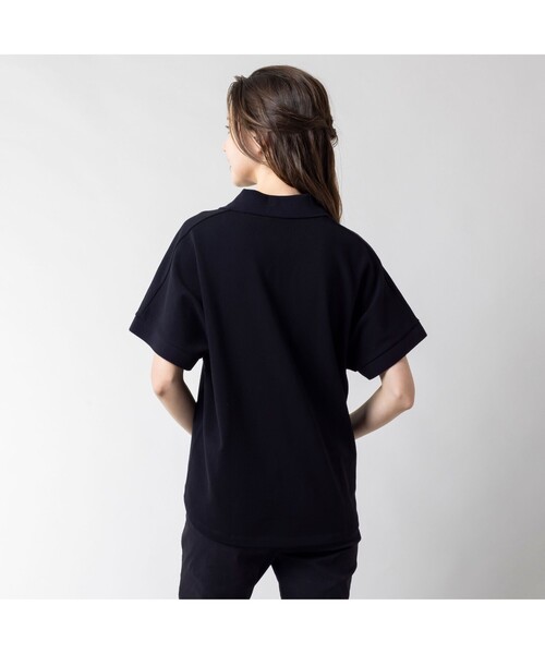 [LACOSTE] рубашка-поло с коротким рукавом 38 королевский синий женский 