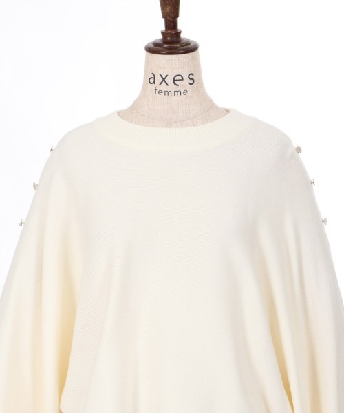 axes femme（アクシーズ ファム） ニット セーター 2WAYケープ風