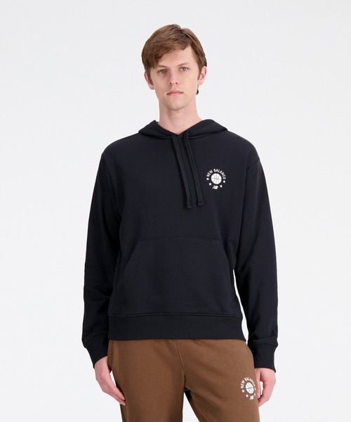 トレーナーロゴ パーカー ブラックプルオーバフードスエット メンズHoops トレーナーロゴ パーカー ブラックプルオーバフードスエット メンズHoops