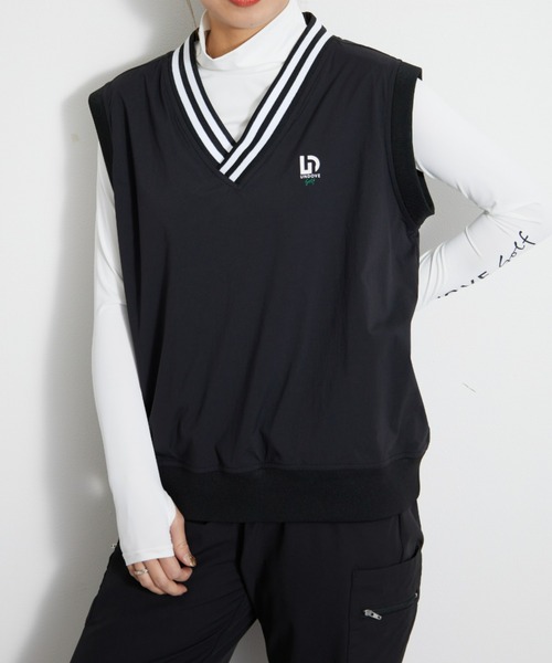 UNDOVE ベスト ジレ 「UNDOVEgolf」「はっ水/ストレッチ/UV対策/通気性