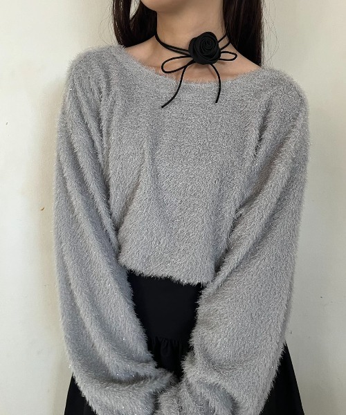 tシャツ SHINY SHAGGY TOPS/シャイニーシャギートップス レディース