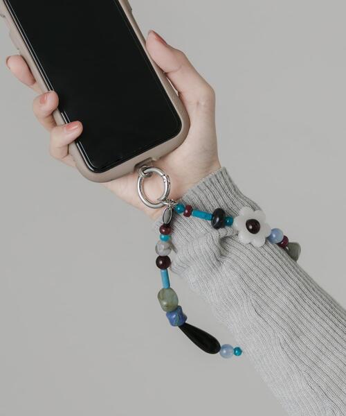 SMELLY キーホルダー カラフルモチーフループキーチェーン