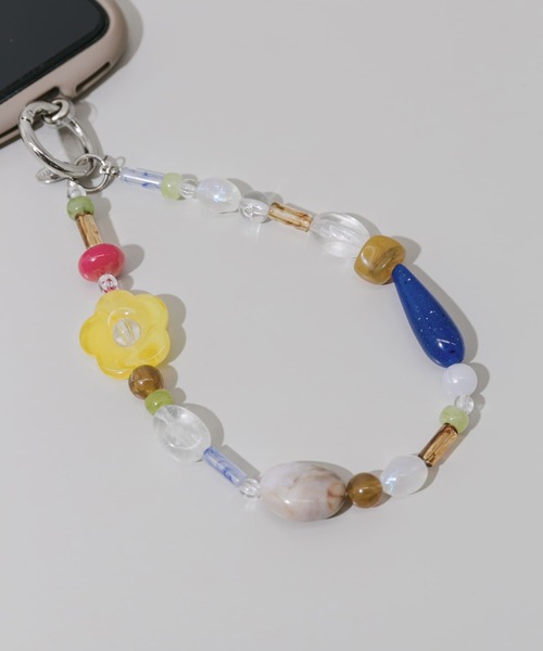 SMELLY キーホルダー カラフルモチーフループキーチェーン