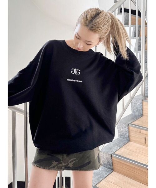 トレーナー スウェット 「WEB限定」Symmetry GYDA スウェットトップス レディース GYDA トレーナー スウェット 「WEB限定」Symmetry スウェット