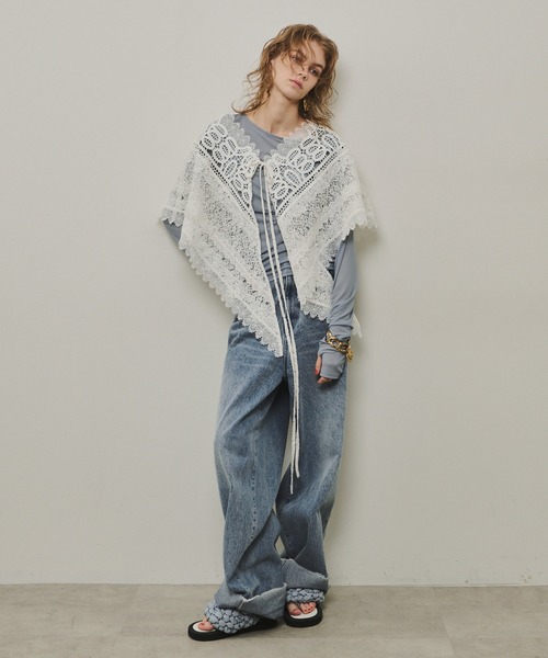 la belle Etude - レア 【LA BELLE ETUDE】チュール袖ボートネックシャツ 再入荷予約】ロングスリーブボートネックシアーTOPS – LA BELLE