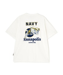 tシャツ MIL. ACADEMY T-SHIRT ”US.NAVY” / ミリタリーアカデミー 半袖Tシャツ / AVIREX / アヴィレックス｜ZOZOTOWN Yahoo!店