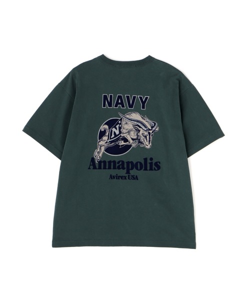 AVIREX（アヴィレックス） tシャツ MIL. ACADEMY T-SHIRT ”US.NAVY