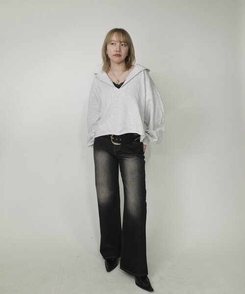 【WHO'S WHO gallery】フード付きスウェット セール】《ZOZO限定》COOPER FACTビリヤードラグランスウェット